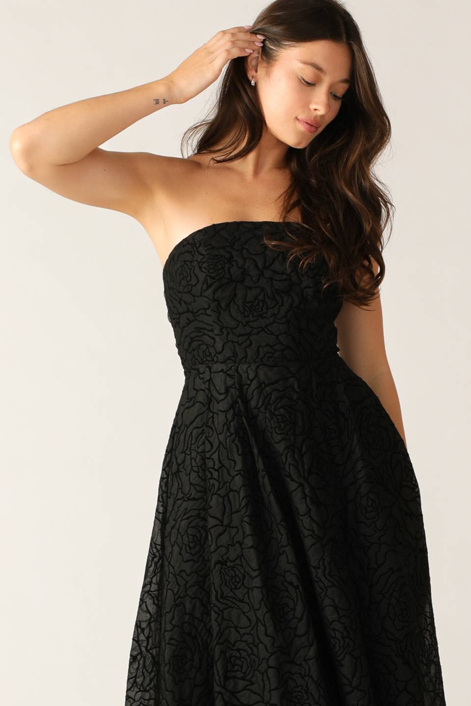 SEARCHING FOR LOVE WOVEN MAXI DRESS Flying Tomato